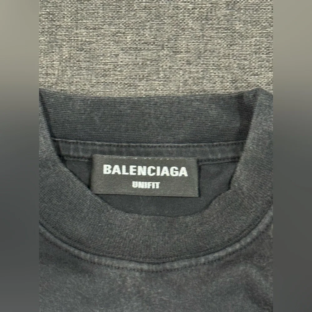 SOLD Balenciaga Strike 1917 Oversized T-Shirt Black - Picture 8 of 14
